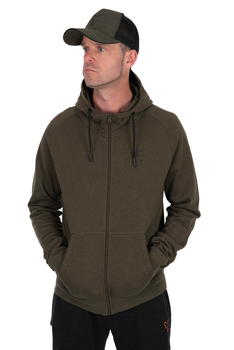 Maglione Fox Collection LW Hoody Green & Black