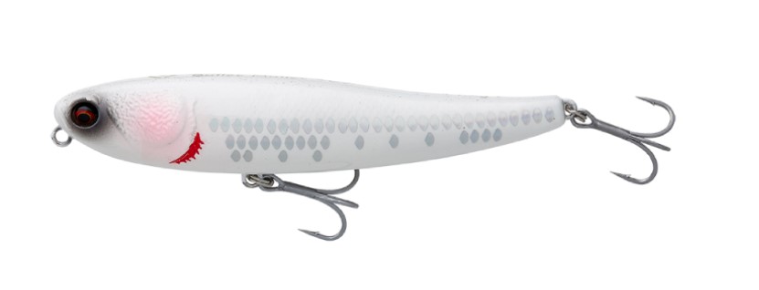 Savage Gear Bullet Mullet Esca di Superficie 10cm (17.3g) - LS Illusion White