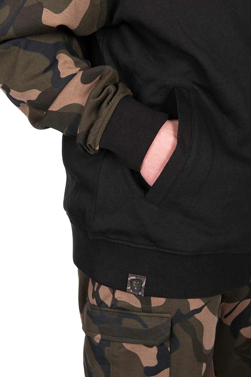 Felpa Fox LW Black/Camo Split Zip