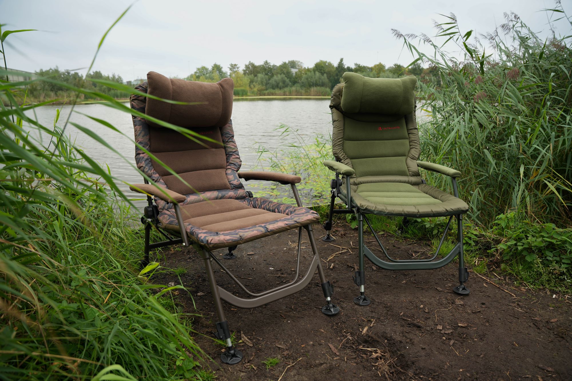 Sedia da Pesca alla Carpa Ultimate Green Comfort Arm Chair 