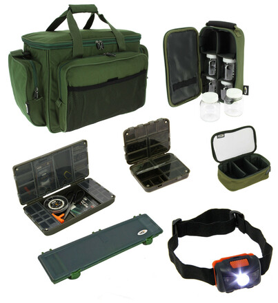 NGT Carp Carryall Kit con XPR Boxes, Glugbag, Rigbox e altro!