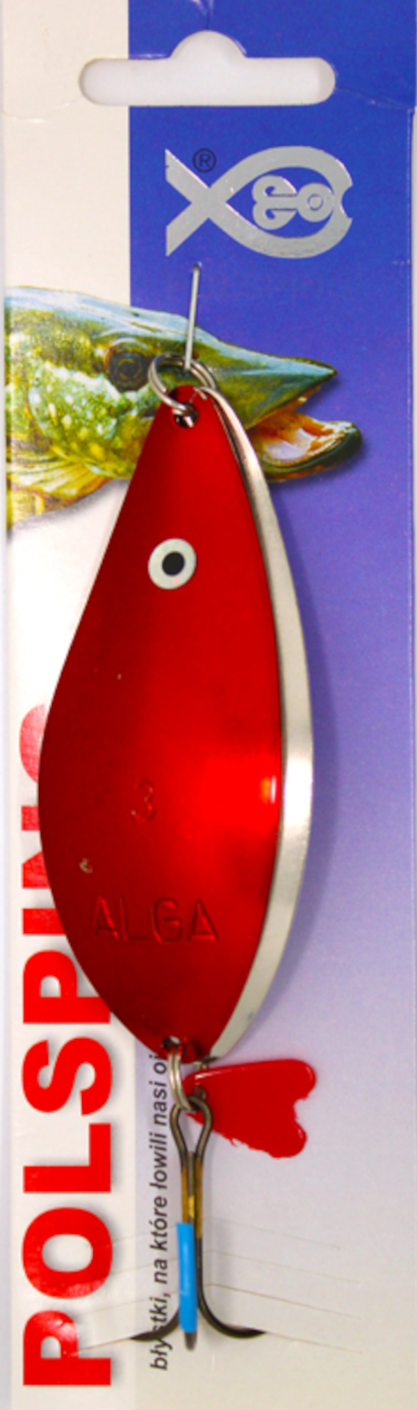 Cucchiaino Polsping Alga - Nickel Red 12cm 30g
