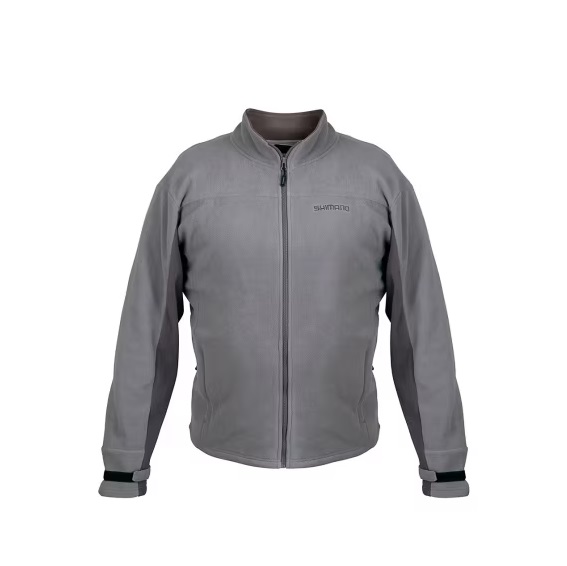 Giacca in Pile Windstop Grigio Shimano SHM