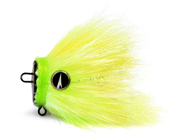 VMC Mustache Rig X1 S Jighead Senza Piombo 11g  - UV Chartreuse