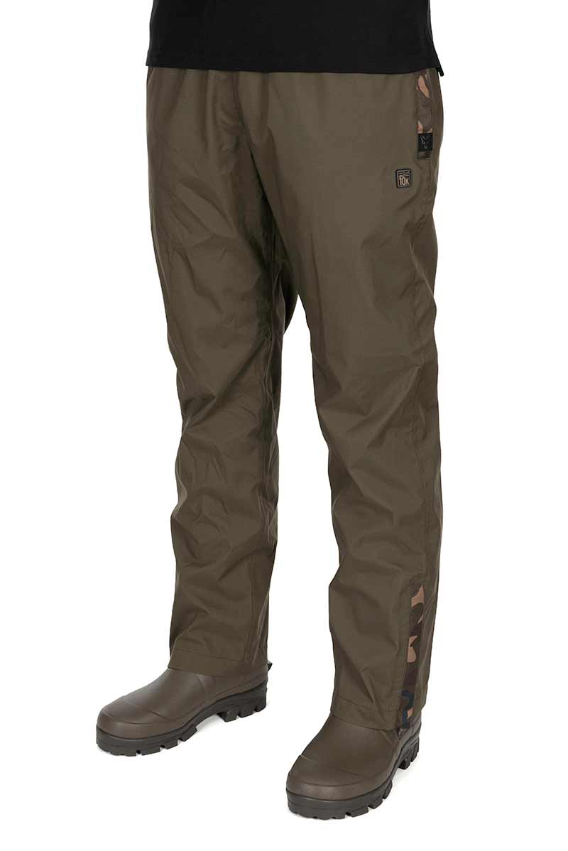 Pantaloni da pesca Fox RS 10K Camo/Khaki