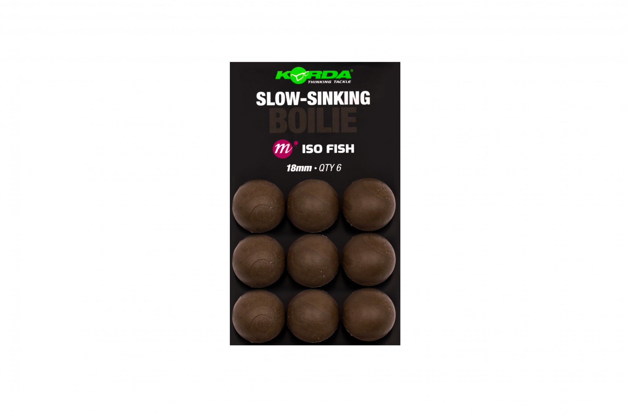 Boilie Wafter di Imitazione Korda Slow Sinking ISO Fish 