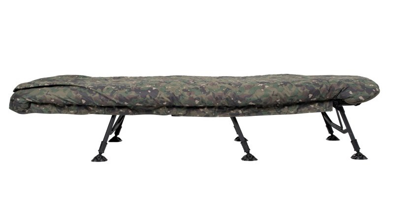 Sdraio Trakker RLX 6 Camo Bed System (Incl. Sacco a pelo)