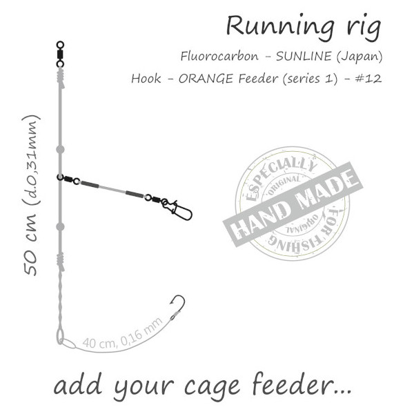Life-Orange Feeder Rig Running senza Feeder