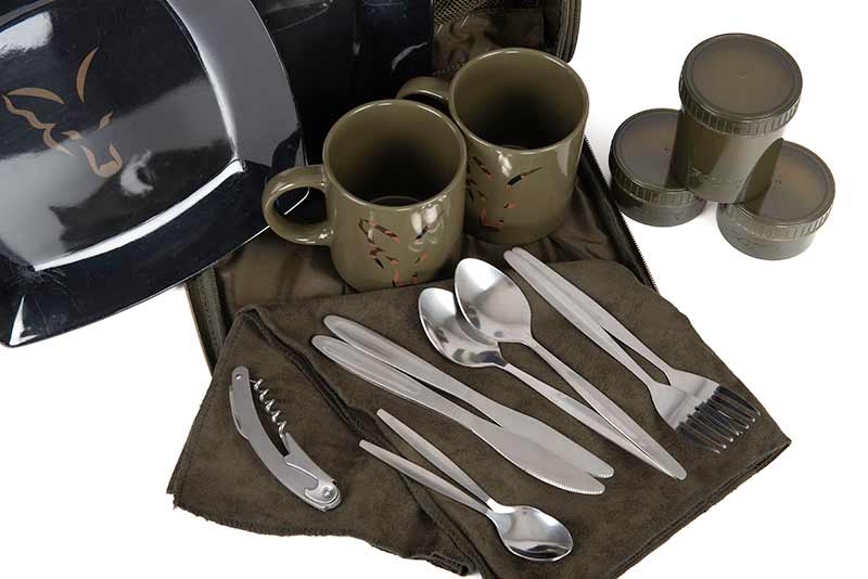 Set da Pranzo per 2 Persone Fox Camolite