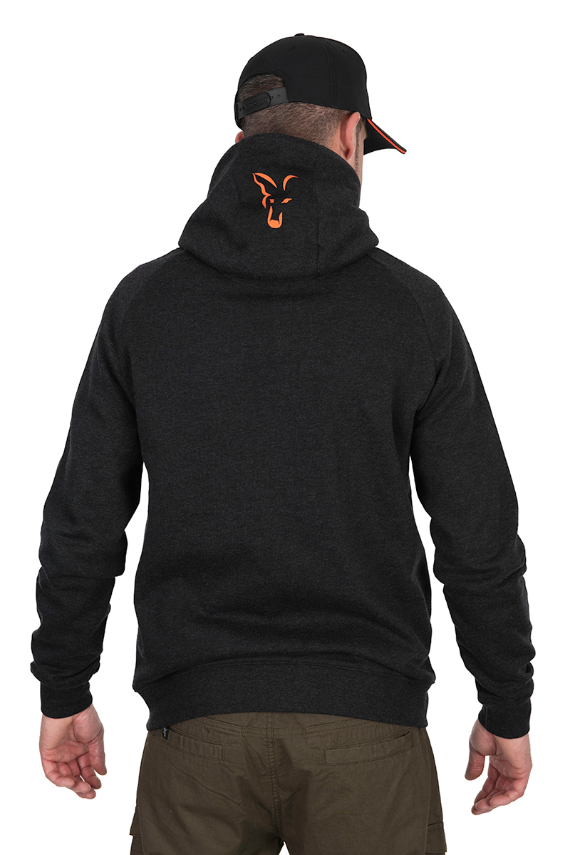 Maglione Fox Collection LW Hoody Black & Orange