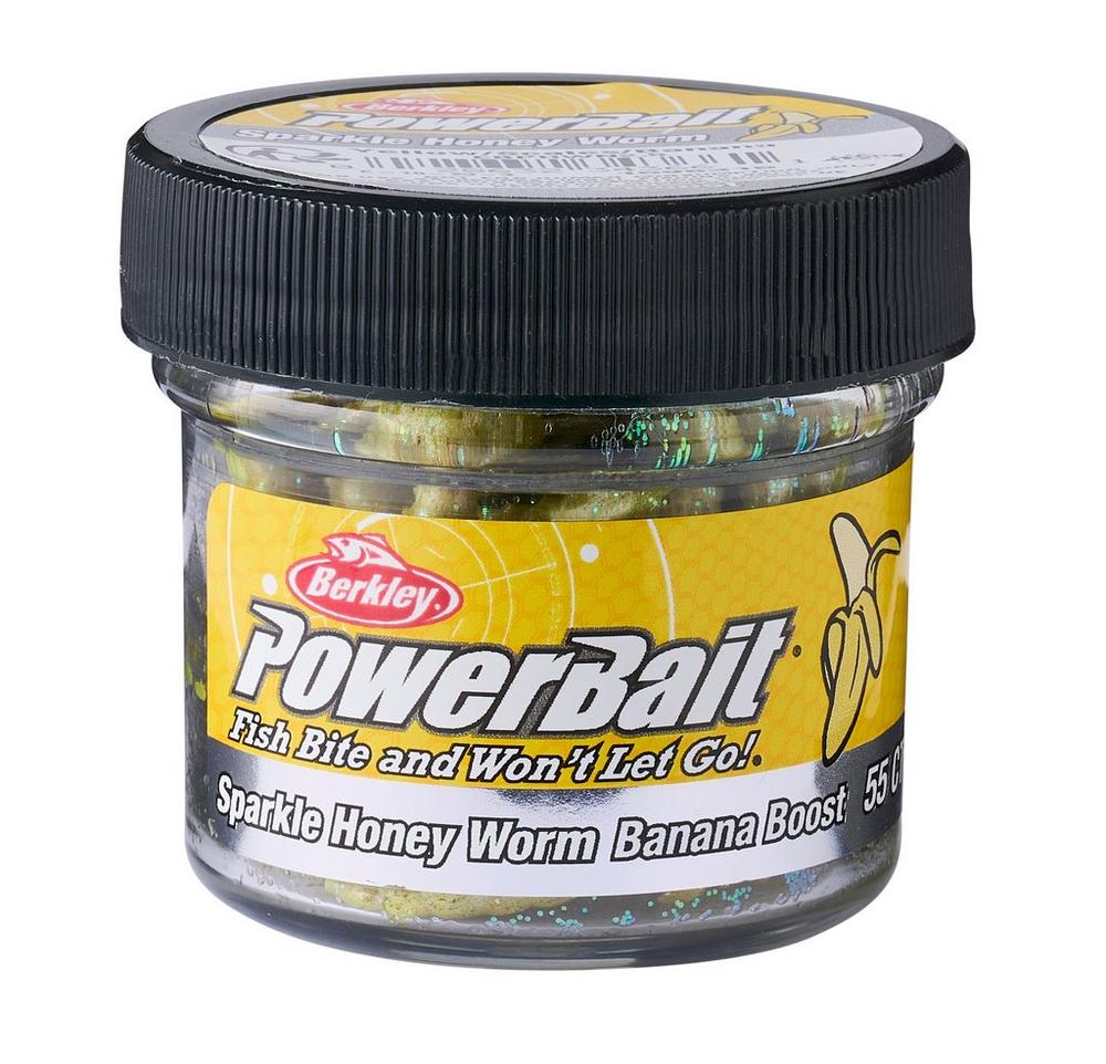 Esca Berkley Powerbait Power Scales Honey Worm Forel 2.5cm (55 pezzi) - Yellow/Scales
