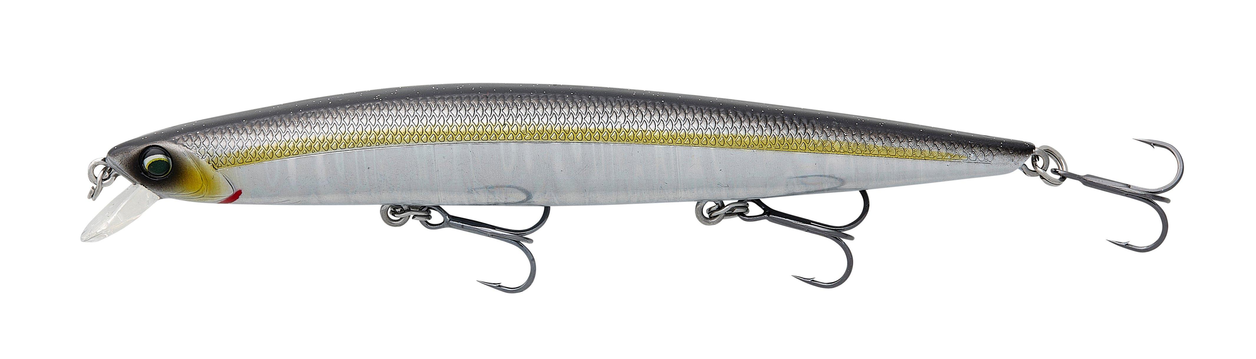 Savage Gear Sea Bass Minnow Crankbait Affondante 12cm (14.5g) - Nero Holo