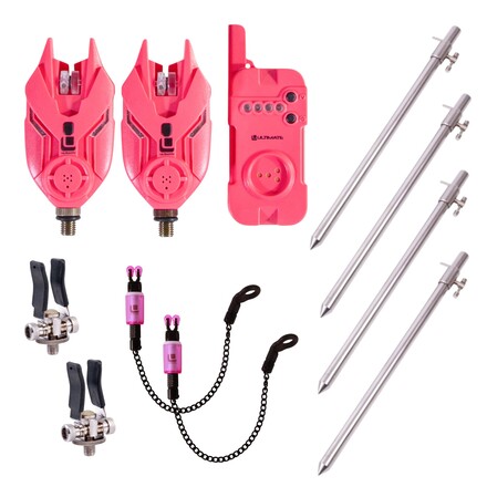 Set di Allarmi Morso/Picchetti Ultimate E-Tension Pink 