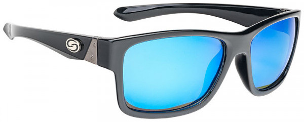 Occhiale da sole Strike King SK Pro - Shiny Black Frame / Multi Layer White Blue Mirror Gray Base Glasses