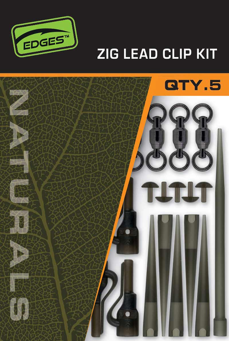 Fox Naturals Zig Lead Clip Kit (5 pezzi)