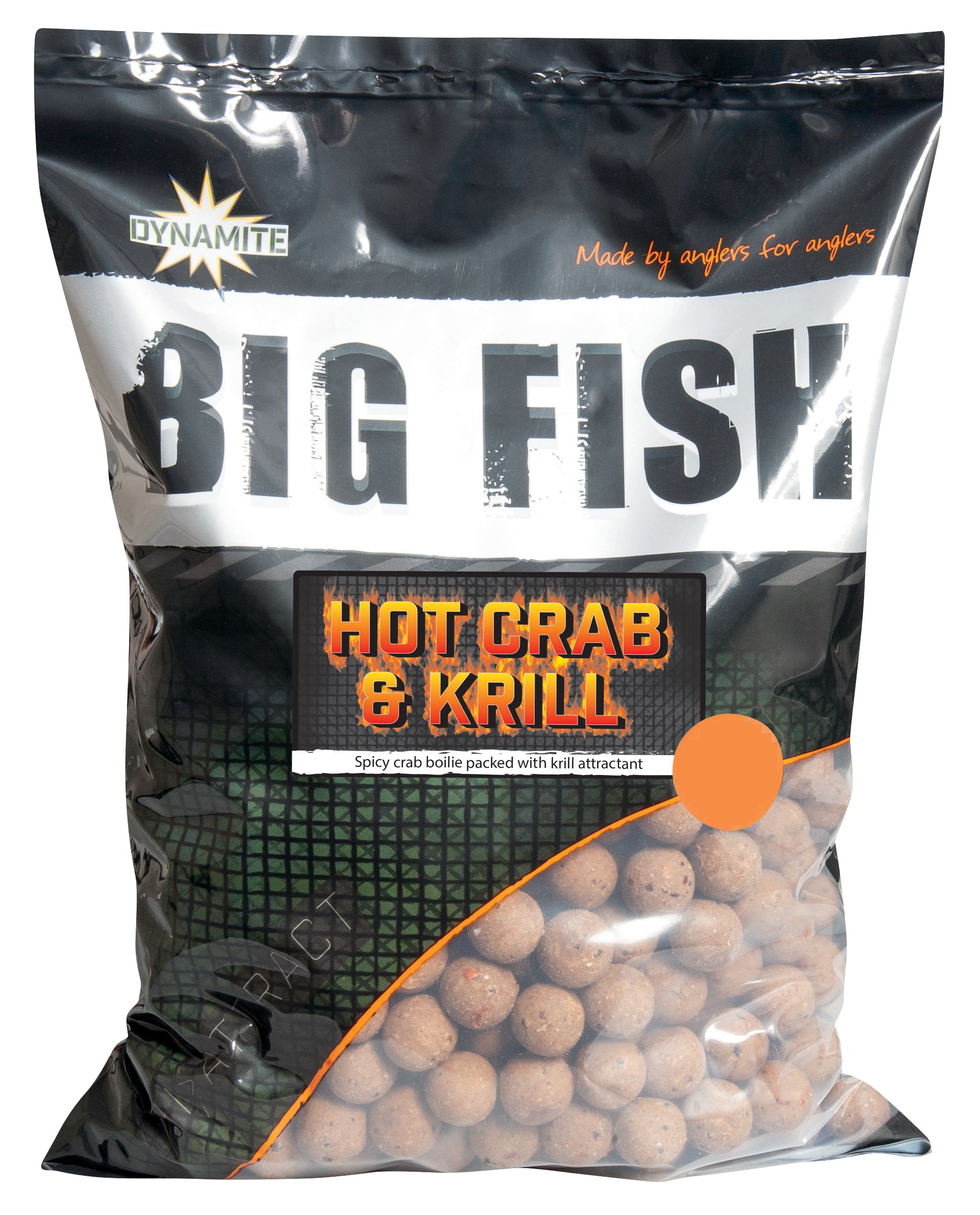 Dynamite Baits Hot Crab & Krill Boilies (1.8kg)