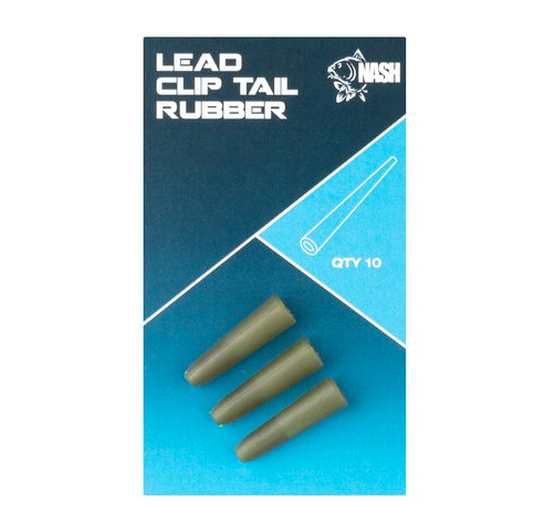 Nash Lead Clip Tail Rubber (10 pezzi) - Verde Camo