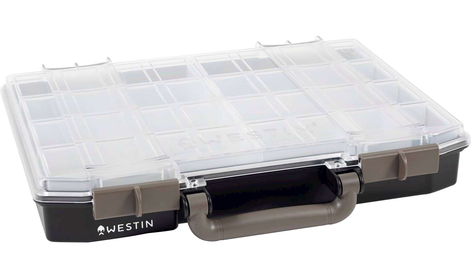 Cassetta per esche Westin W6 Lure Vault - 5,7x33,7x27,8cm (10 inserti)