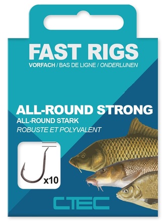 C-Tec Allround Strong Hook Rigs 0.20mm #14 (10 pezzi)