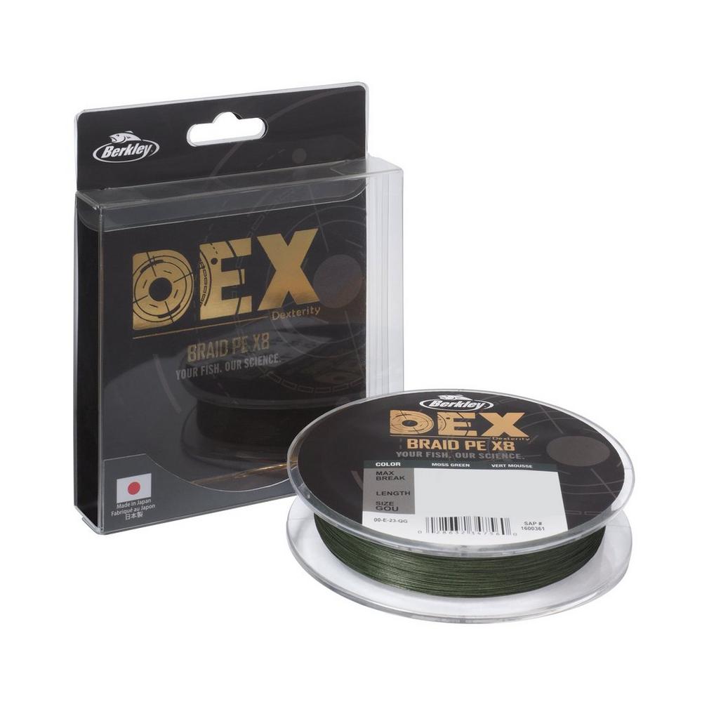 Berkley Dex X8 PE Lenza Intrecciata Moss Green (300m)