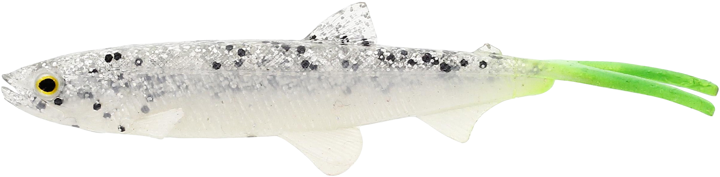 Westin Hypoteez V-Tail Shad Box 10cm 5g (40 pezzi) - Green Tail Shiner