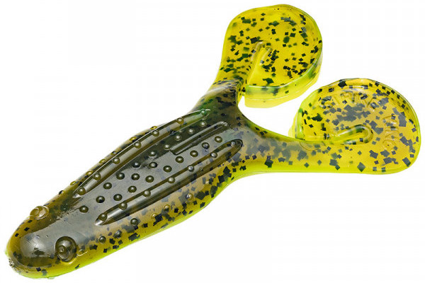 Strike King Rage Toad 10cm, 6 pezzi! - Green Pumpkin Chartreuse Laminate