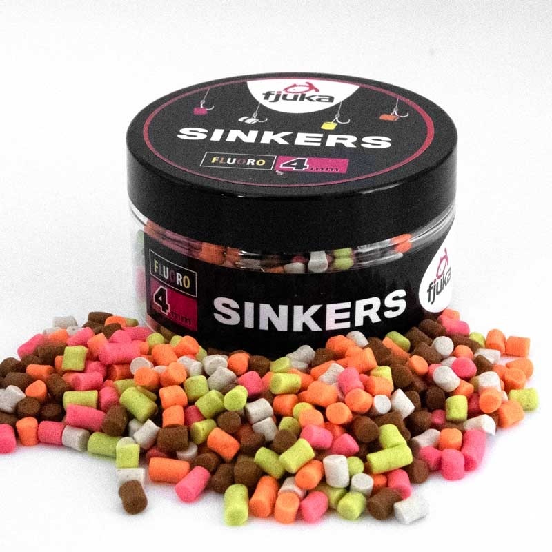 Fjuka Sinkers Mixed Colours Hookbait Pellets