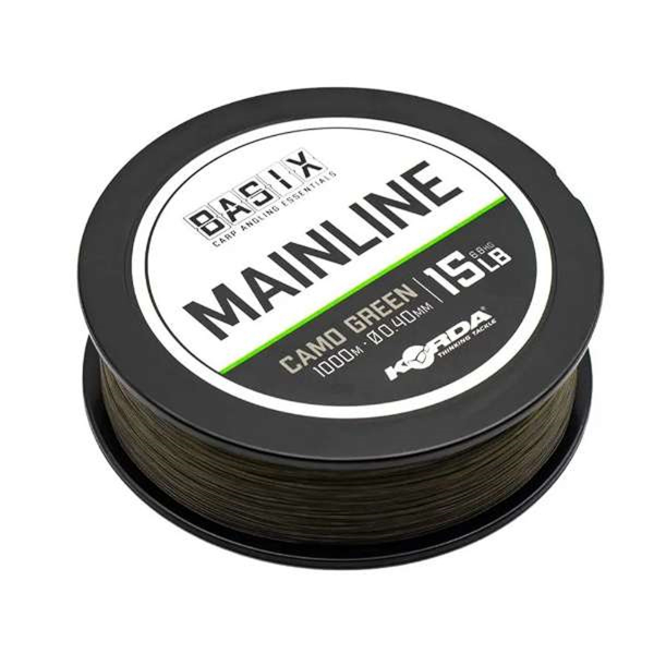 Korda Basix Main Line (1000m) - Basix Main Line 0,40mm 15lb/6,8kg (1000m)