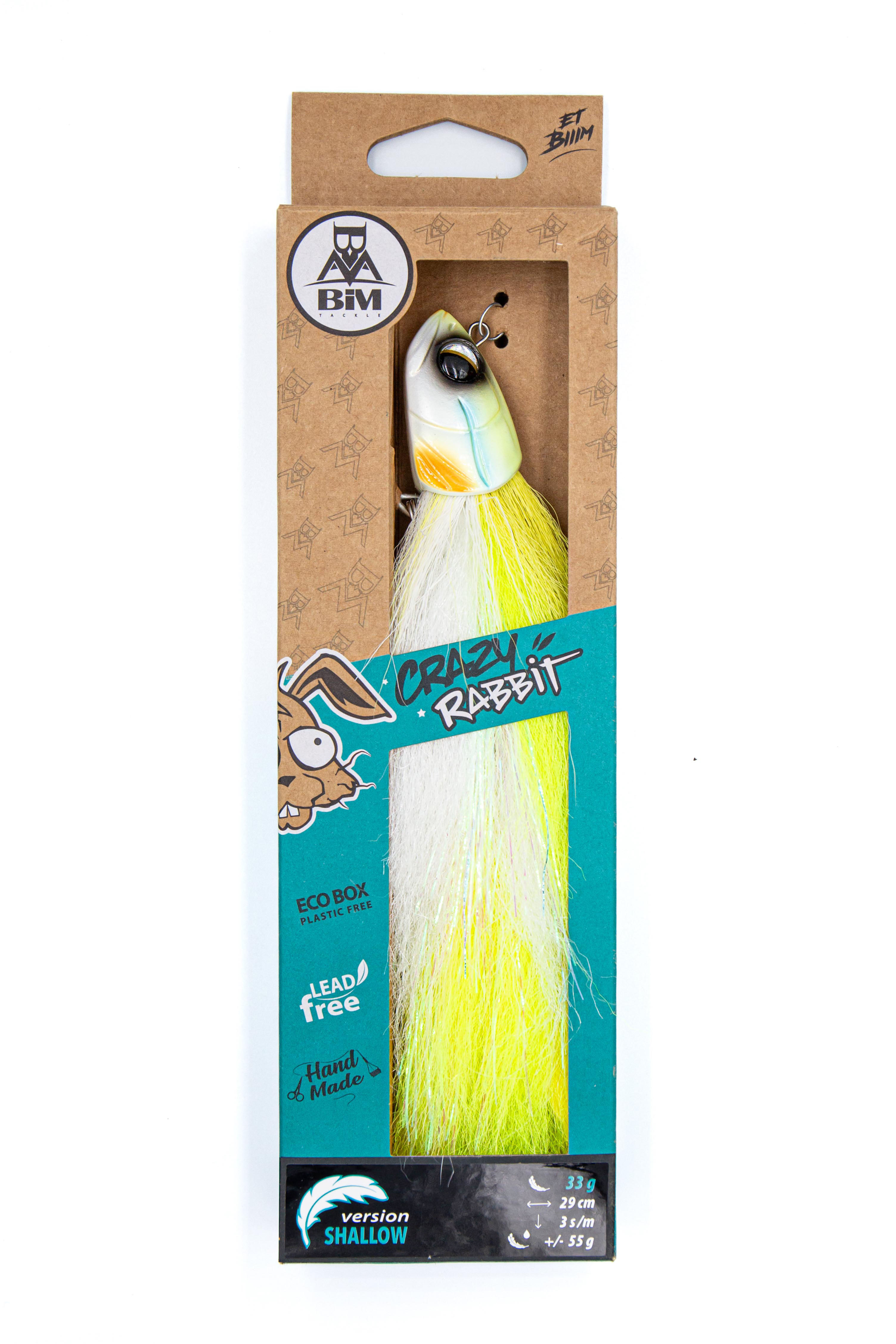 BIM Tackle Crazy Rabbit Senza Piombo 29cm (33g) - Chart White