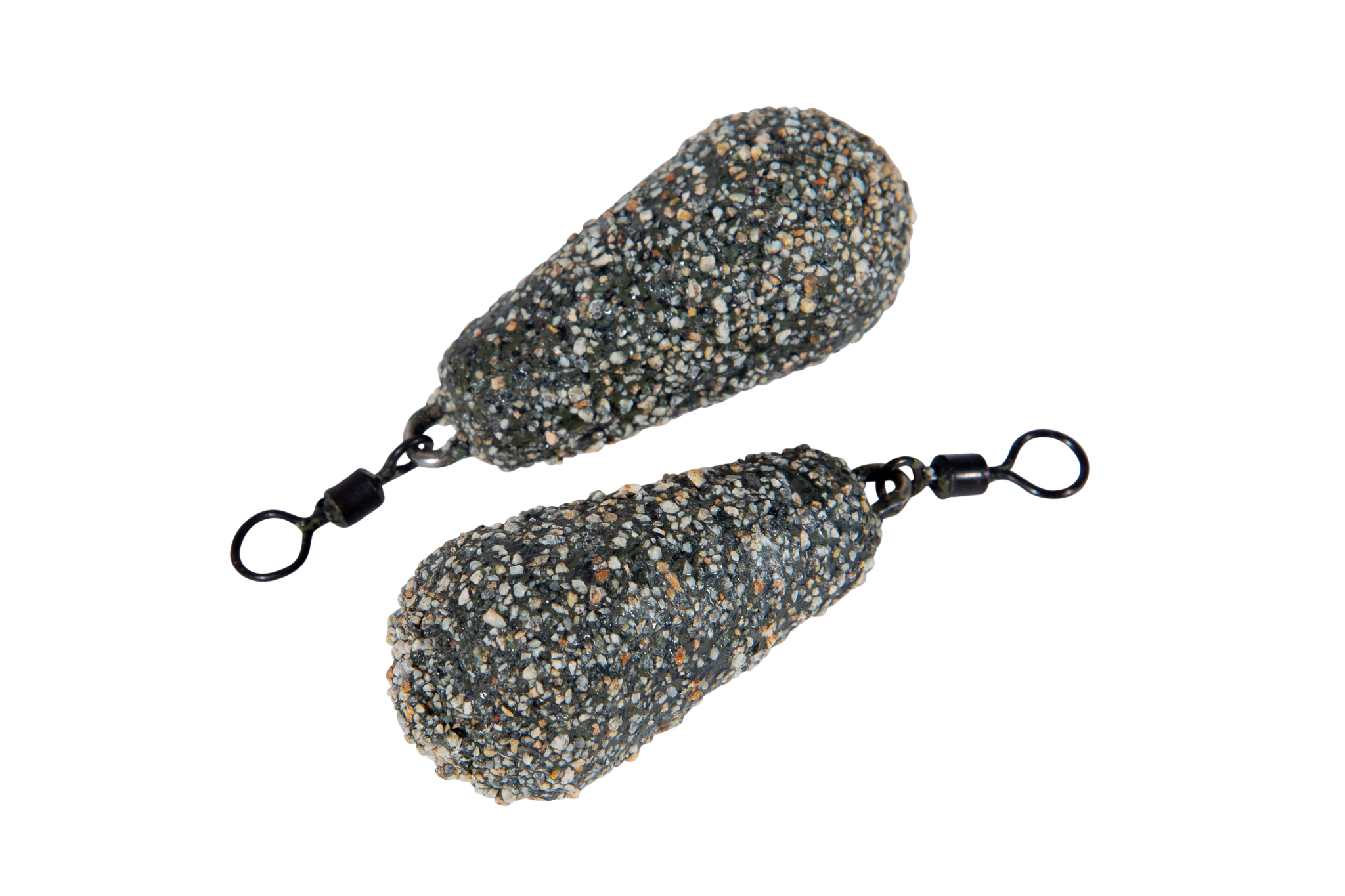 Piombo da Carpa con Girella Ultimate Distance Dark Gravel (2 pezzi)