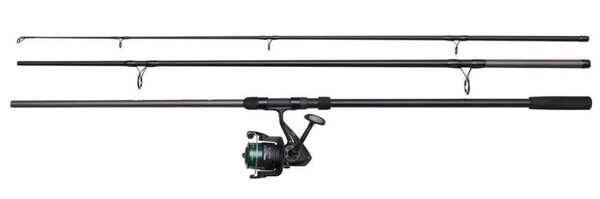 Combo Canna da Carpa DAM Full Tech Carp 12ft 3lb (3-pezzi) + Mulinello da Carpa 6000FD 