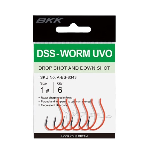 Amo Dropshot BKK DSS-Worm UV #4 (6 pezzi)