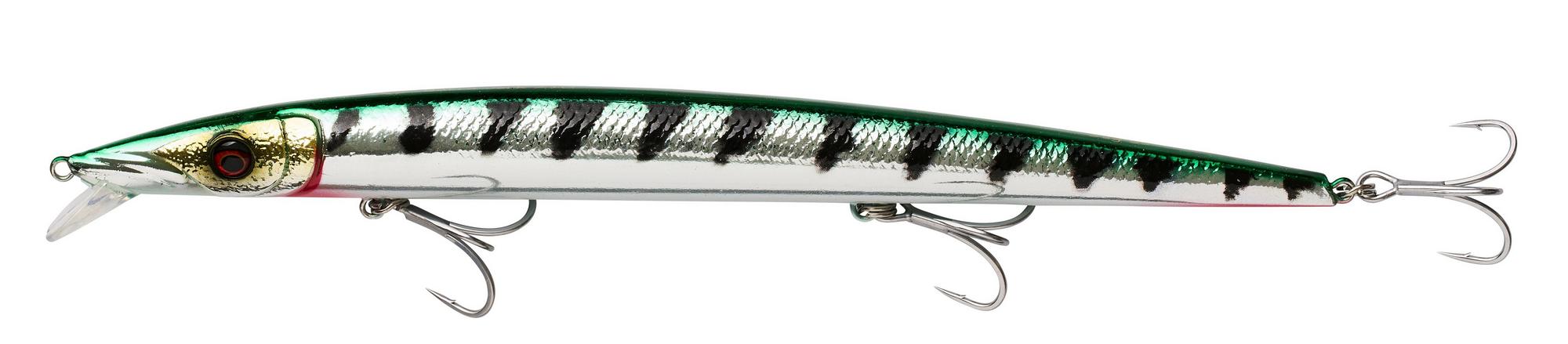 Savage Gear Barra Jerk esca per pesci di mare Affondante 19cm (29g) - Green Barracuda