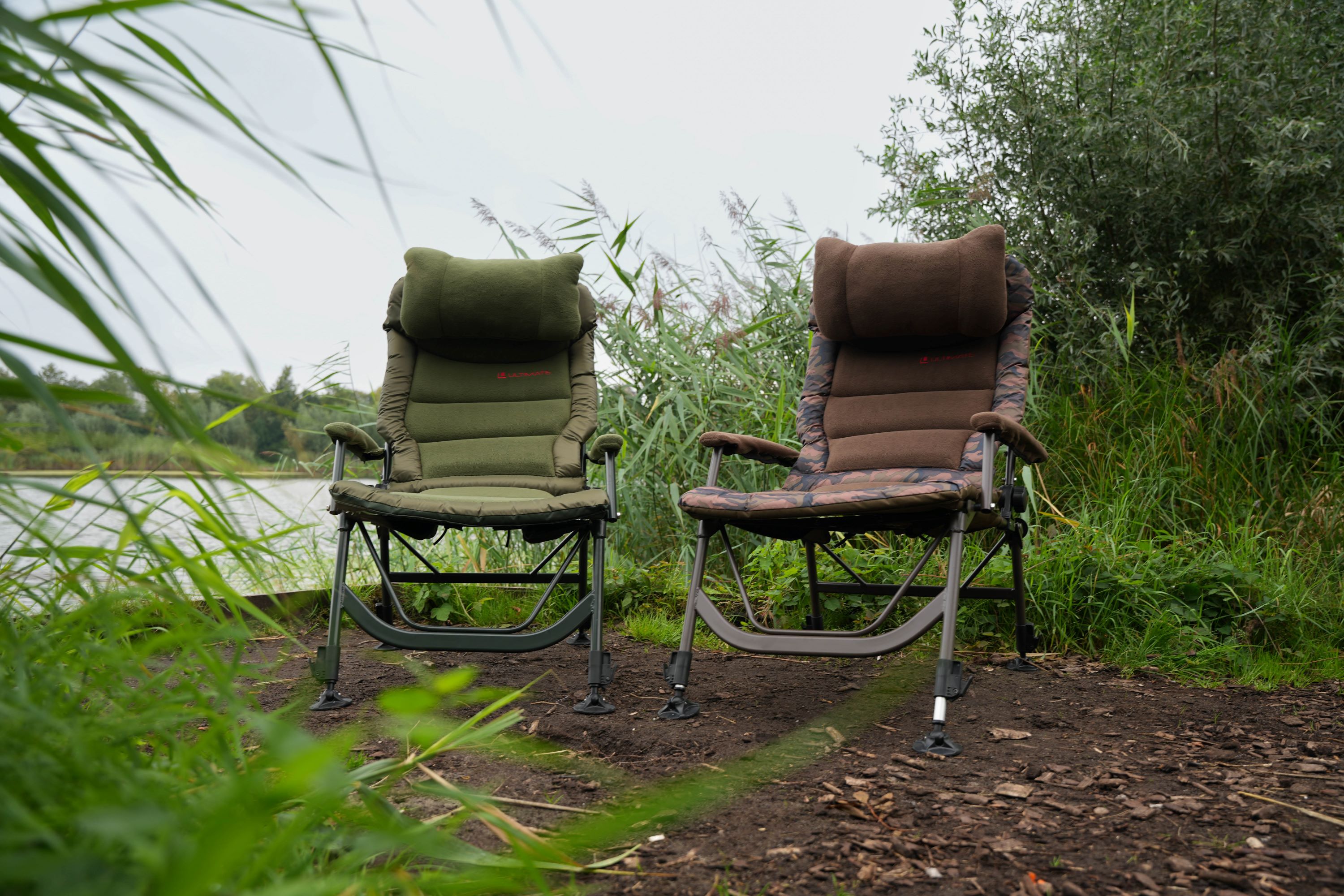 Sedia da Pesca alla Carpa Ultimate Green Comfort Arm Chair 