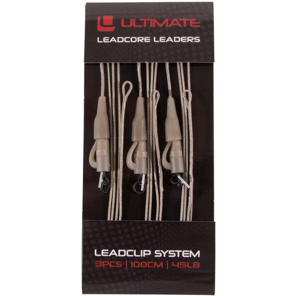 Ultimate Leadcore Leader With Leadclip System, 3 pezzi