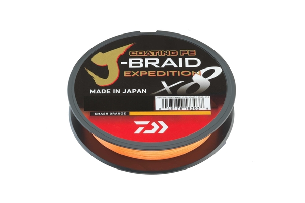 Lenza Intrecciata Daiwa J-Braid Expedidtion X8 Smash Orange (3000m)