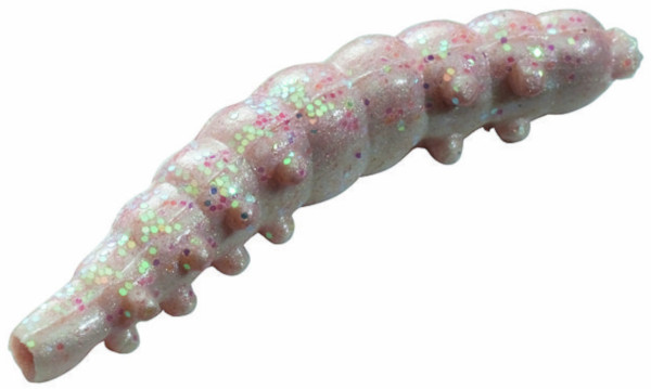 Berkley Powerbait Honey Worms, 55 pezzi! - White Glitter